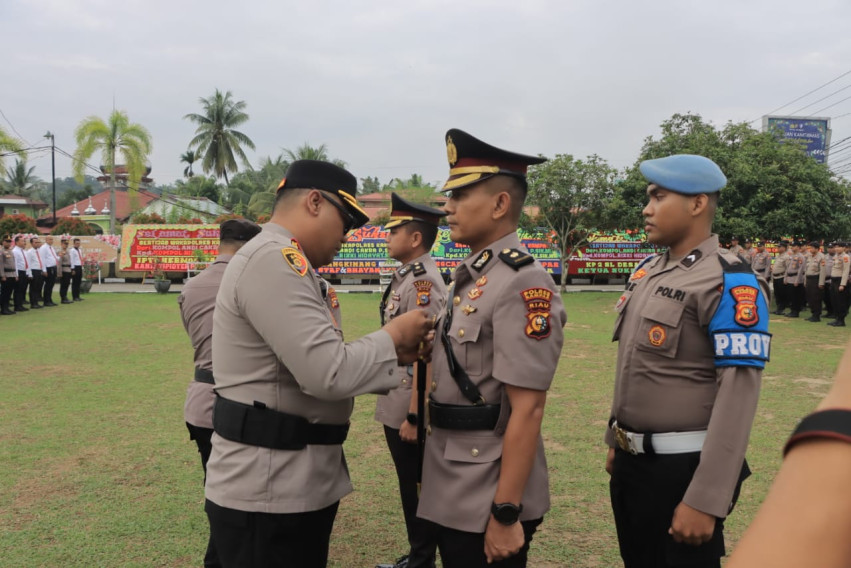 Kompol Rizki Hidayat Resmi Jabat Wakapolres Kampar