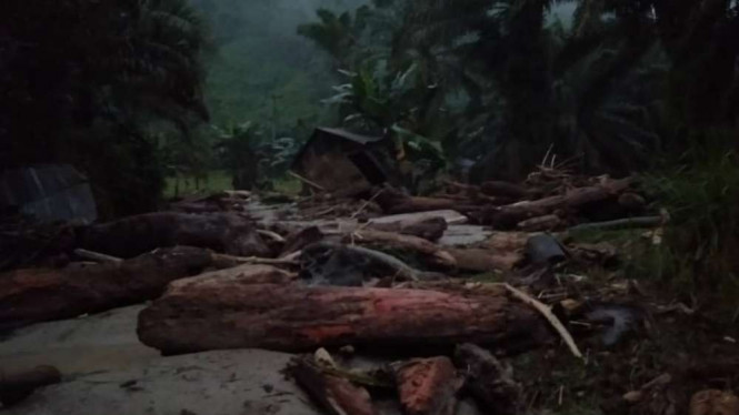 Enam Rumah Hanyut Tersapu Banjir Bandang di Labura