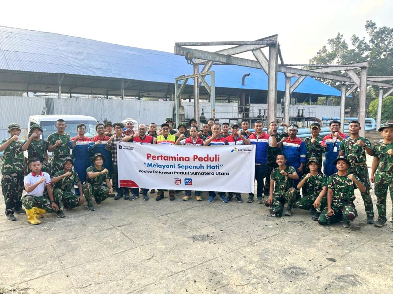 PGN dan Pertamina Peduli Bantu Korban Bencana Sumatera dengan Logistik Dapur Umum dan Air Bersih