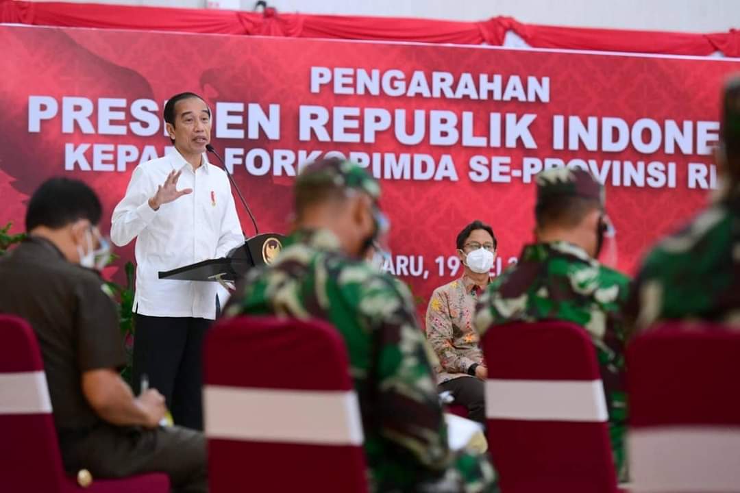 Presiden Jokowi Dorong Kerja Sama Daerah untuk Tangani Pandemi Covid-19