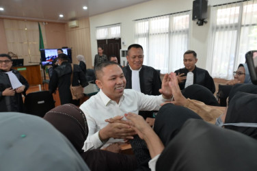 Jelang Vonis Hakim, Gubernur Riau Nonatif Abdul Wahid Minta Doa kepada Masyarakat