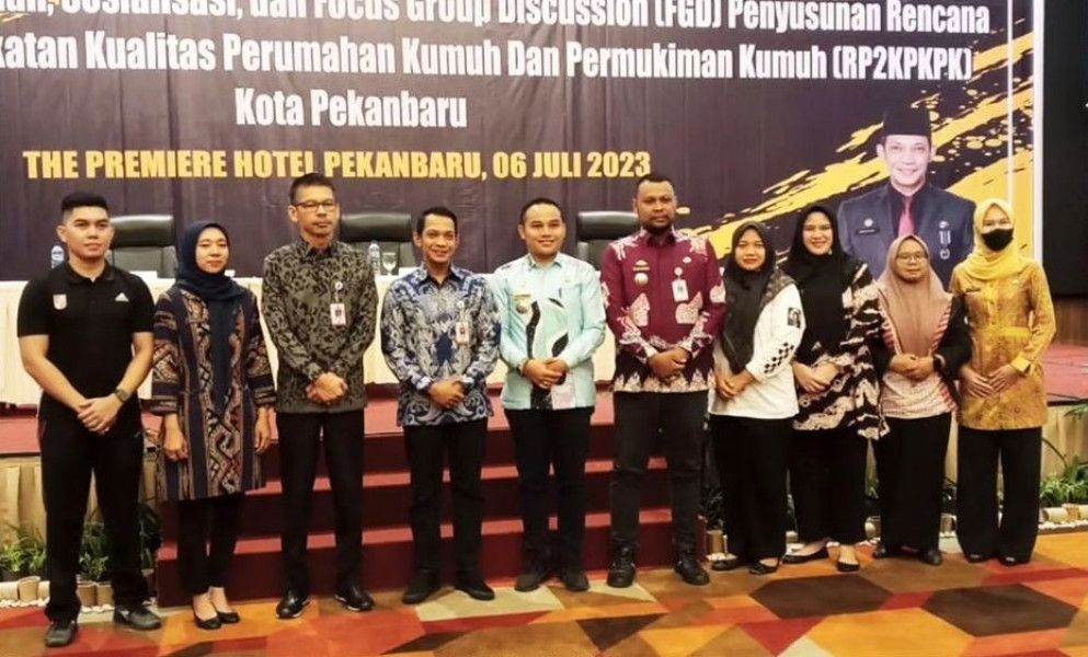 Dalam FGD, Dinas Perkim Pekanbaru Susun Rencana Mitigasi RP2KPKPK