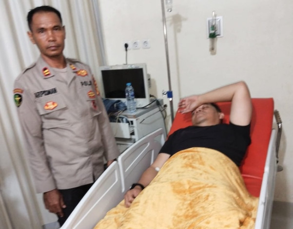 Wakapolres Kuansing Ditabrak Pebalap Liar Saat Razia, Begini Kondisinya