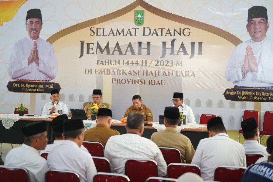 Pemprov Riau Gelar Rapat Teknis Pemulangan Jemaah Haji