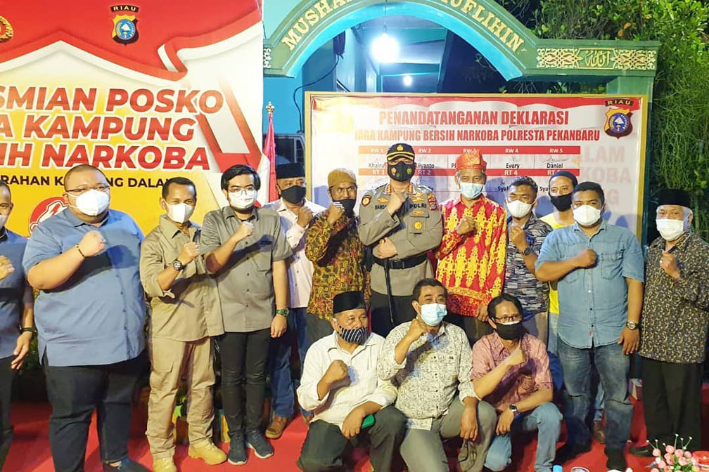 DPRD Pekanbaru Apresiasi Posko Jaga Bersih Kampung Narkoba