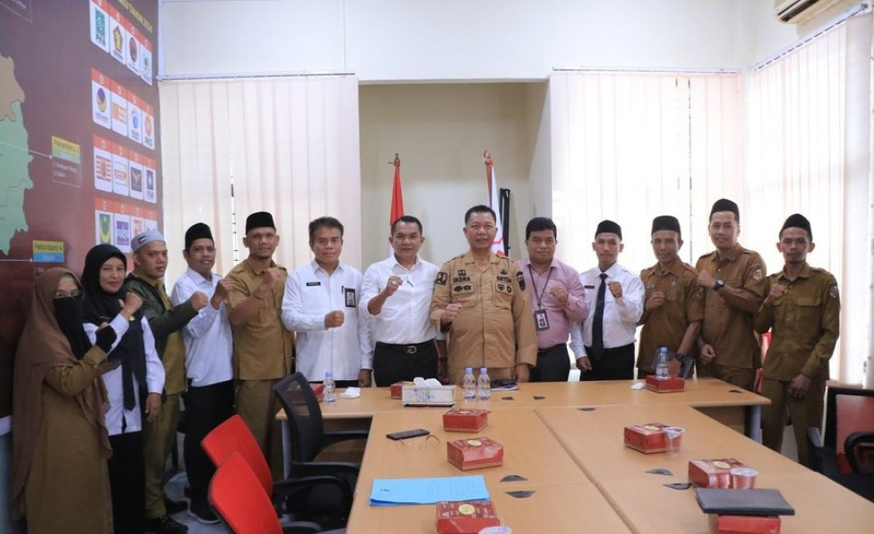 Kepala BKPSDM Pekanbaru Irwan Suryadi Dampingi Sekretaris Kota dalam Audiensi dengan Guru PAI