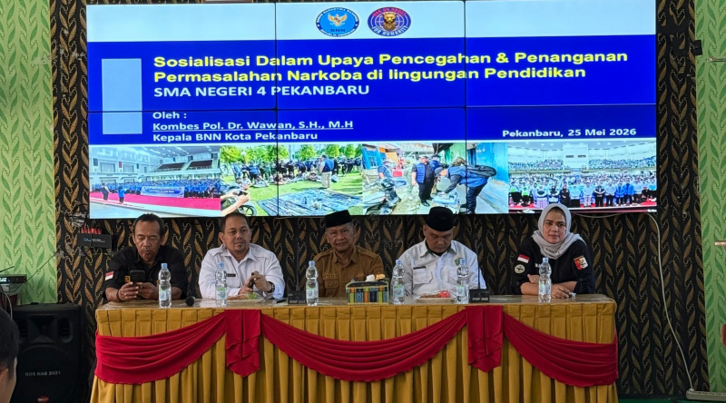 Bersama Granat, Kepala BNNK Pekanbaru Tingkatkan Kesadaran Generasi Muda Tentang Bahaya Narkoba