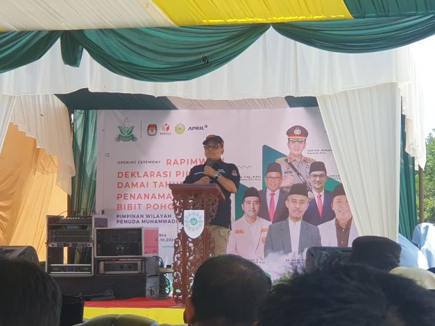Rapimwil 2024, Pemuda Muhammadiyah Riau Gelar Deklarasi Pilkada Damai