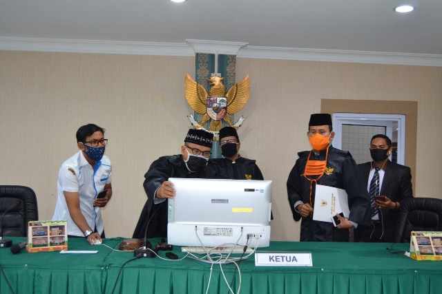 Perdana se Indonesia, KI Riau Gelar Sidang Online Sengketa Informasi Publik
