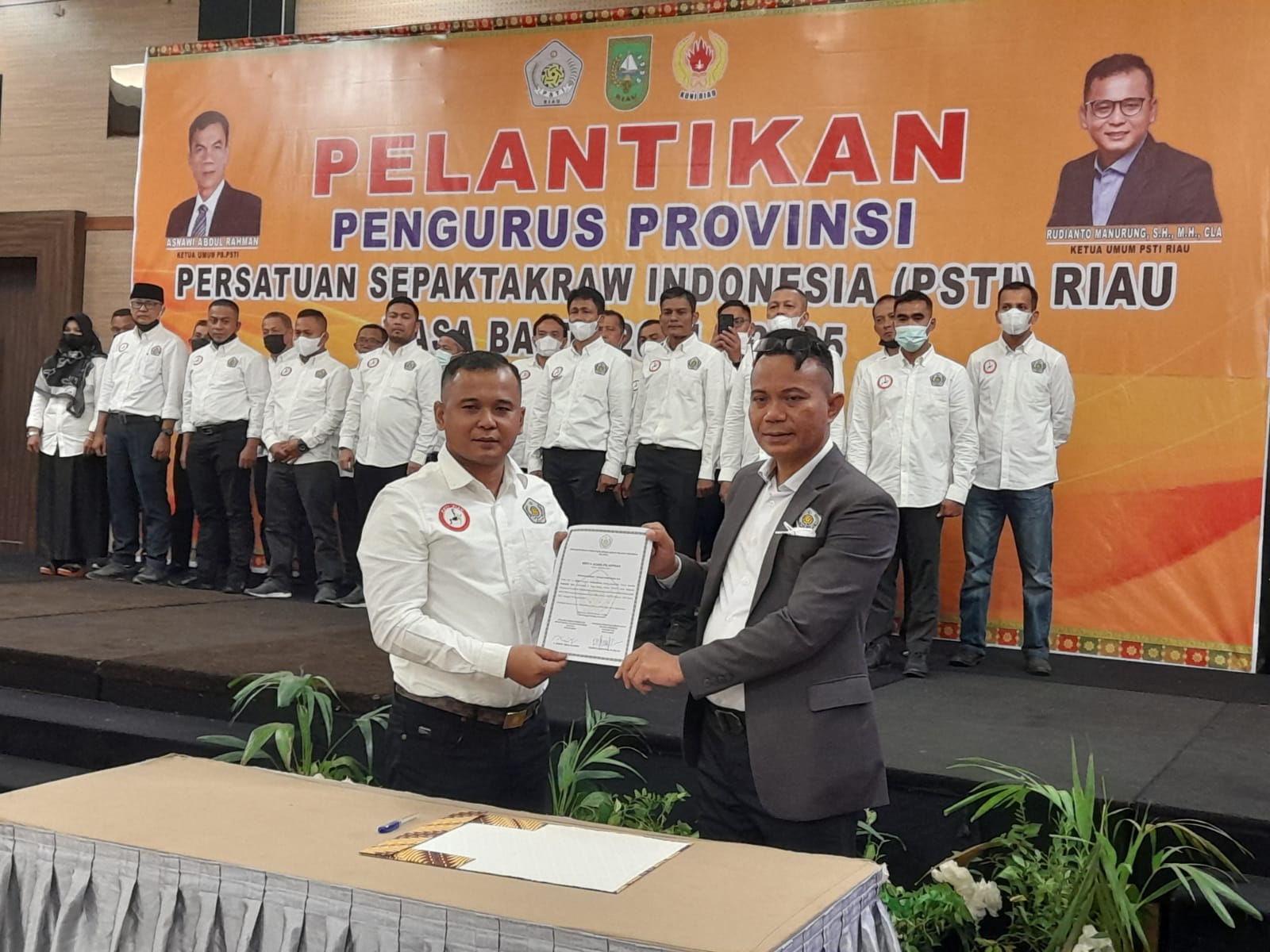 Nahkodai PSTI Riau, Rudianto Manurung Janji Kembalikan Kejayaan Sepaktakraw Riau 