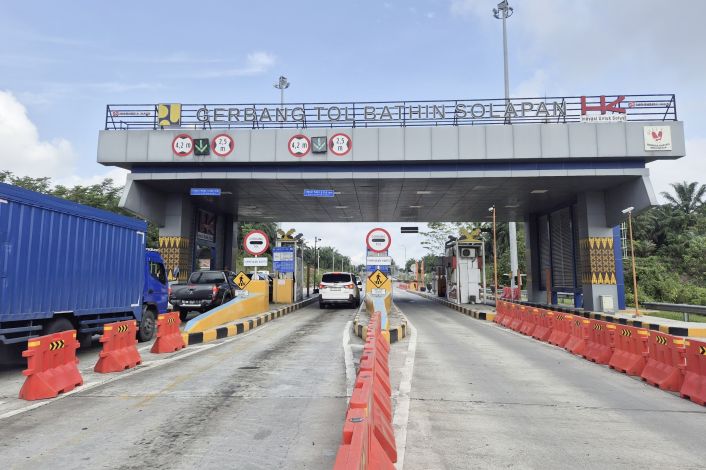 Libur Tahun Baru, 32.747 Kendaraan Lewat Dua Ruas Jalan Tol di Riau